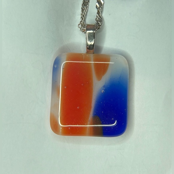Artisan Fused Glass Pendant - Picture 6 of 12
